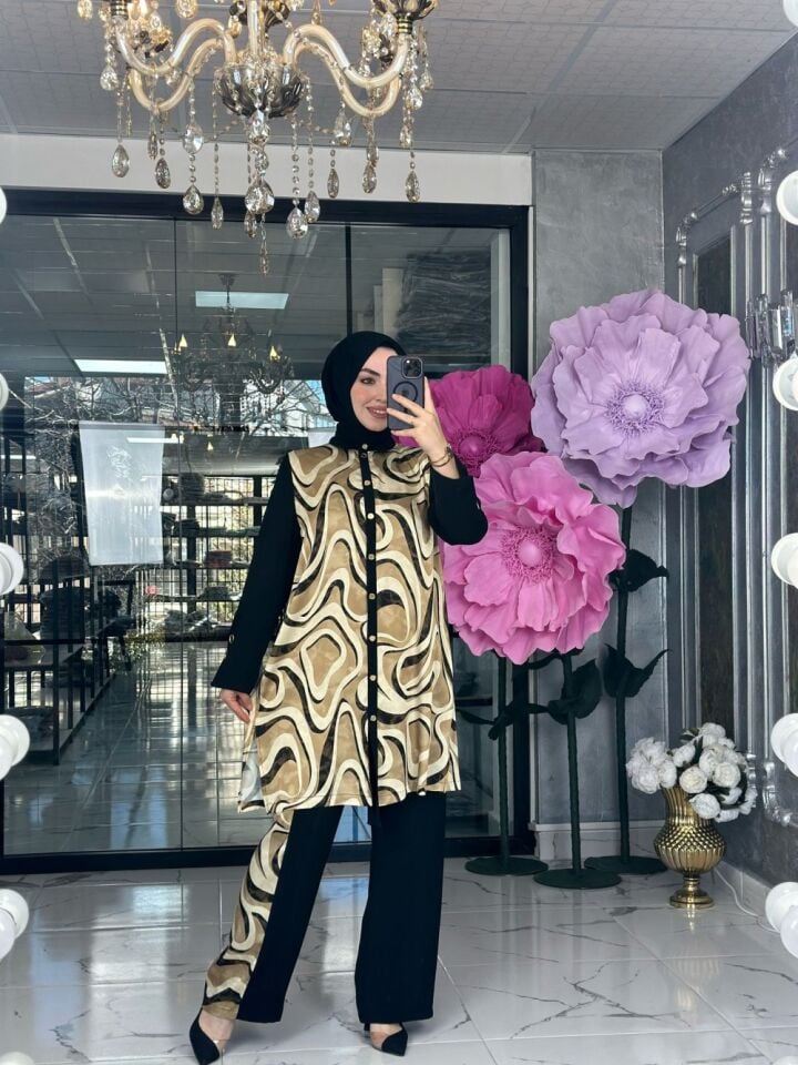 MİHRİBAN ÇAĞLI NİHAL PANTOLON TAKIM 1005