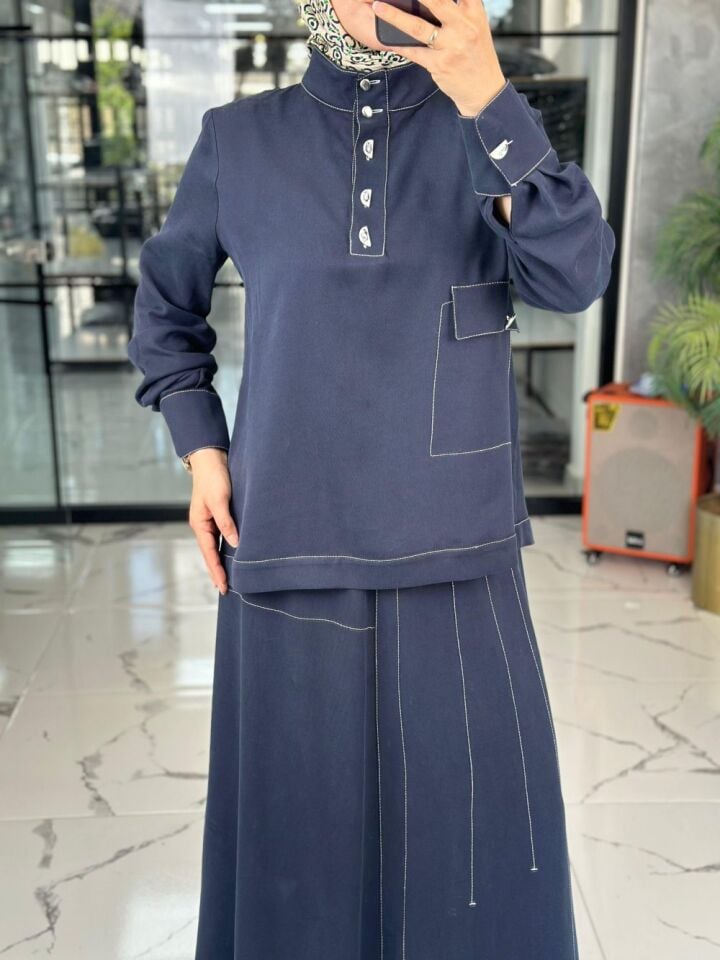 MİHRİBAN ÇAĞLI TENSEL ETEKLİ TAKIM 1015