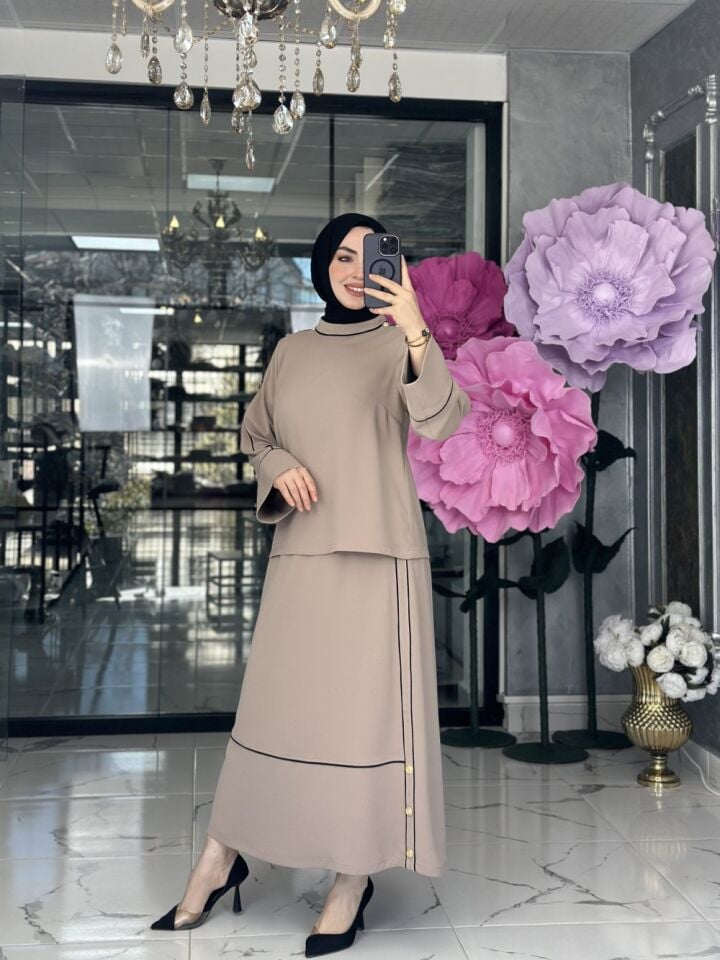 MİHRİBAN ÇAĞLI ETEKLİ TAKIM 1003