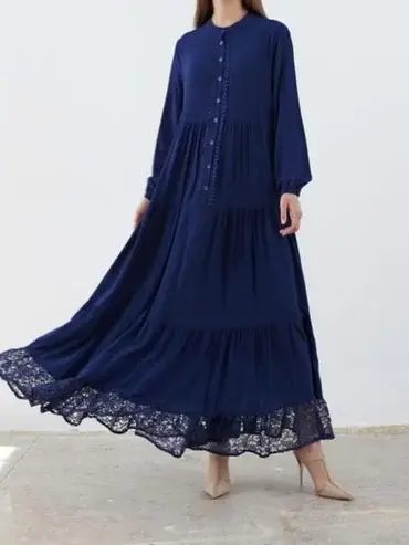 EFRAZE 4423 VİSKON ELBİSE