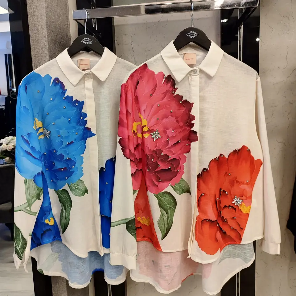 DR İTHAL BASKILI GÖMLEK Y16173