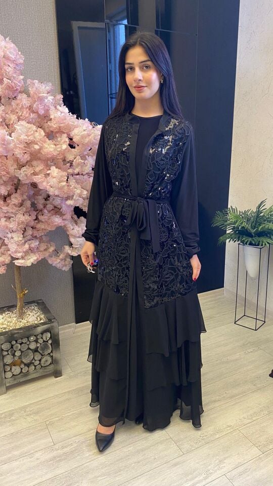 EFRAZE GÜPÜRLÜ ABAYA TKM