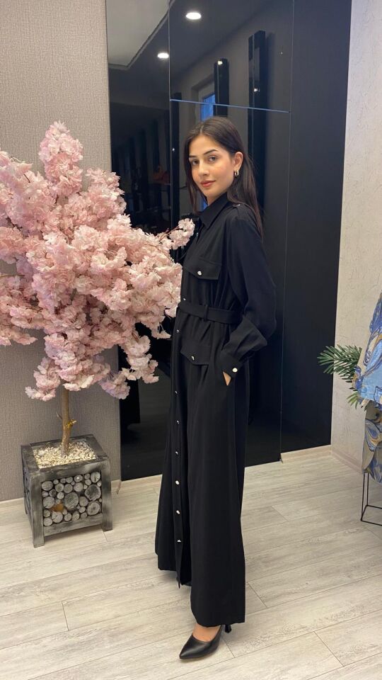 MFD PAMUKLU ELBİSE FERACE