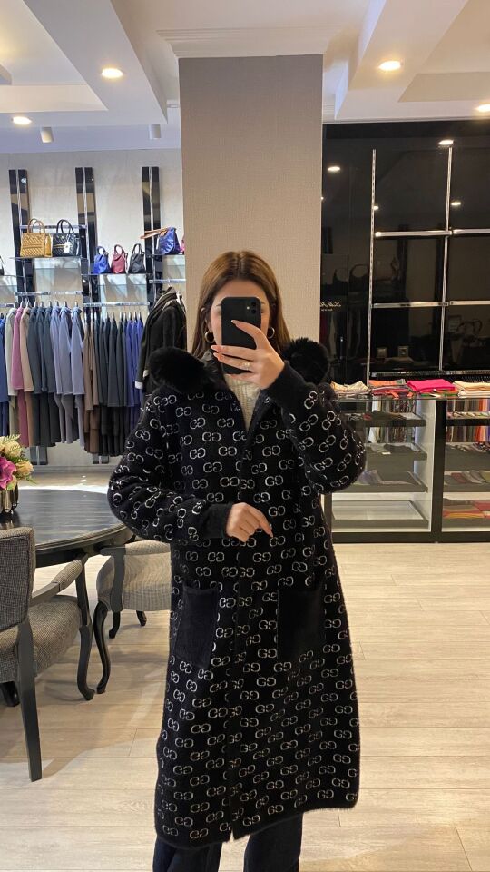 SÜSSÜ GUCCİ DESEN ANGORA HIRKA