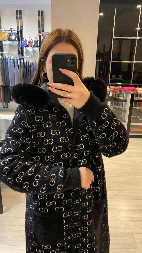 SÜSSÜ GUCCİ DESEN ANGORA HIRKA