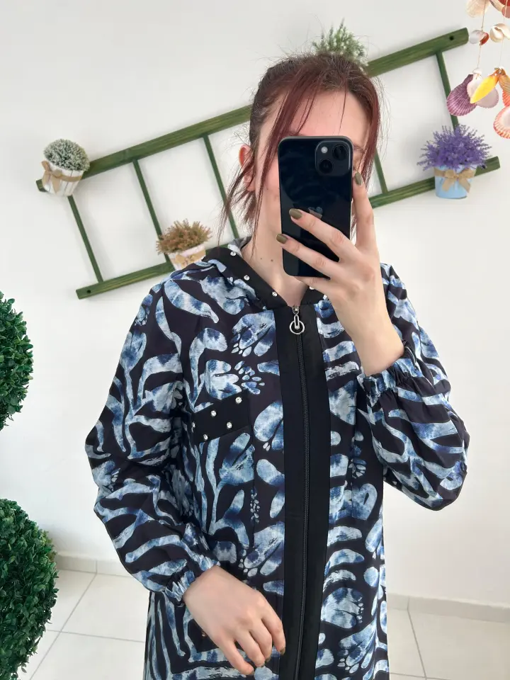 SELİNADA DESENLİ QUPRA CEKET