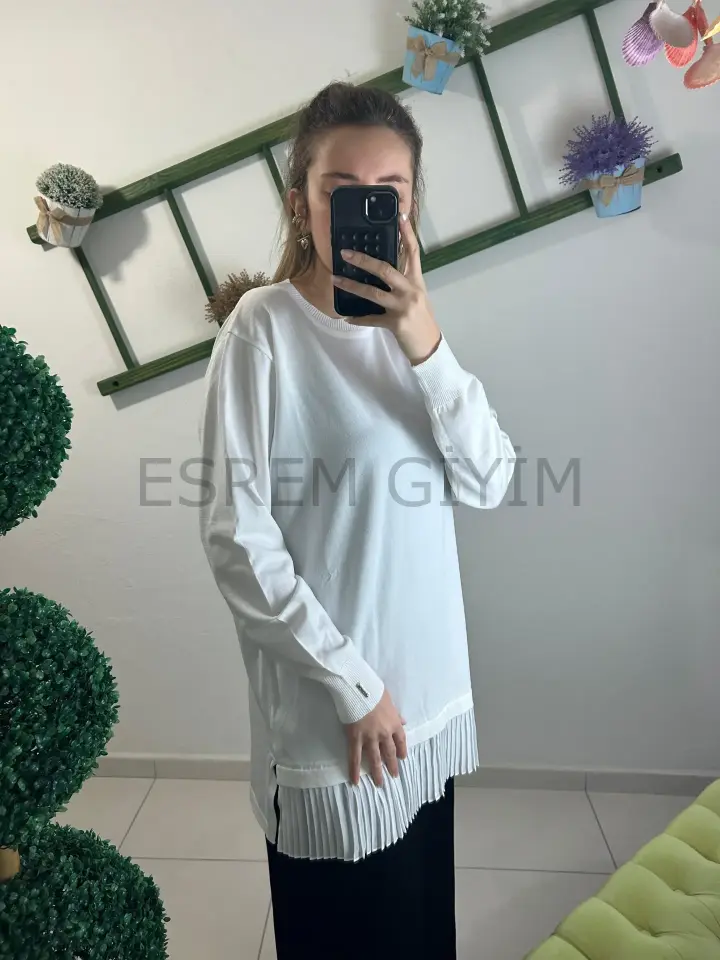 SÜSSÜ RAYON PİLELİ BLUZ 150