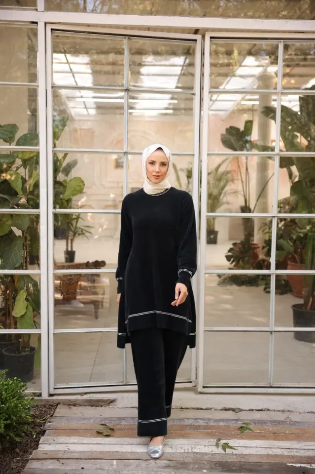 SÜSSÜ ANGORA PANTOLONLU TAKIM