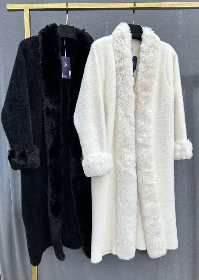 SÜSSÜ ÖNÜ KÜRKLÜ ANGORA HIRKA 149